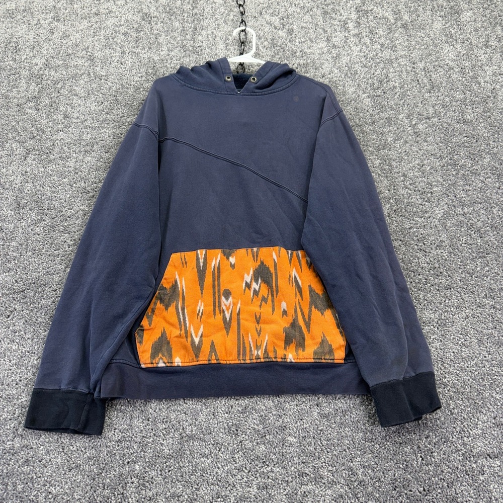 Volcom Hoodie Mens L Blue Pullover Classic Fit